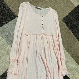 Pink Babydoll Dress